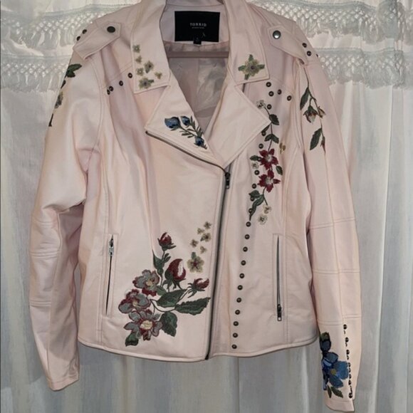 torrid Jackets & Blazers - Torrid Studded Faux Leather Jacket